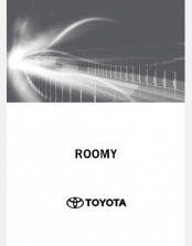 TOYOTA ROOMY 2020 2021 & 2022 NAVIGATION INFOTAINMENT SYSTEM MANUAL